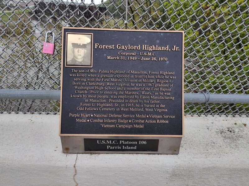 Forest Gaylord Highland, Jr Marker image. Click for full size.