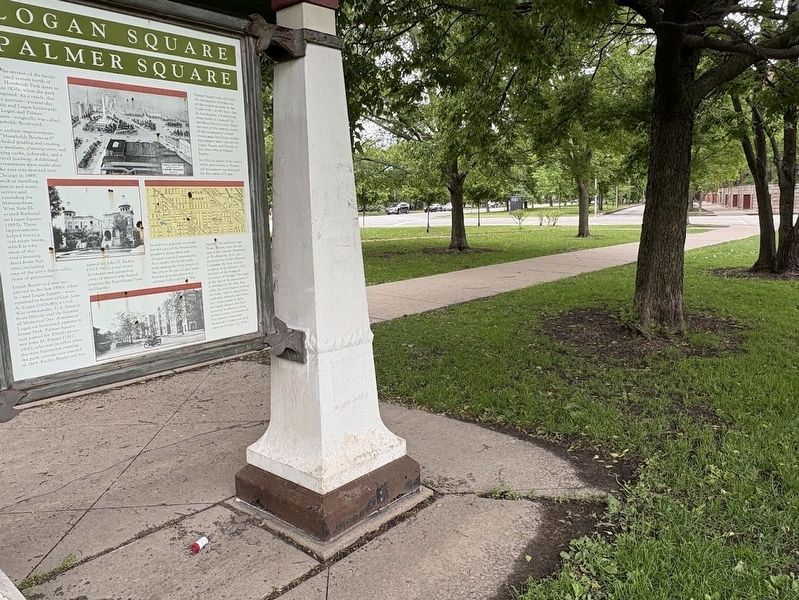 Logan Square • Palmer Square Marker. Click for full size. Logan Square • Palmer Square Marker image. Click for full size.