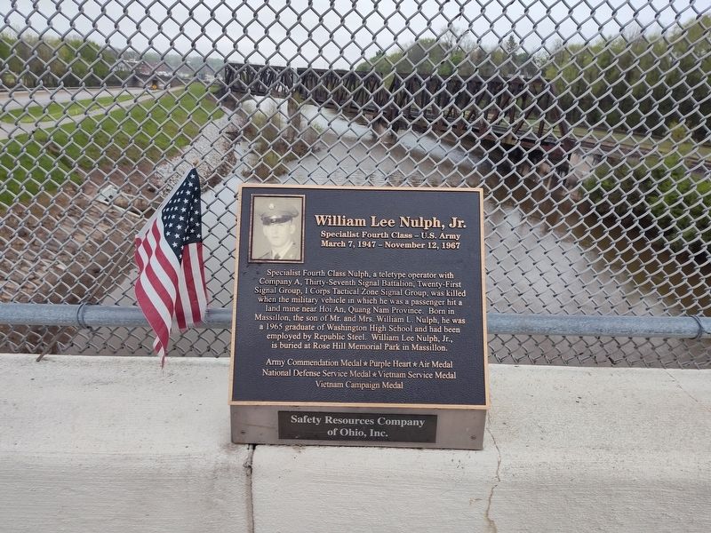 William Lee Nulph, Jr. Marker. Click for full size. William Lee Nulph, Jr. Marker image. Click for full size.