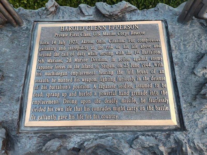 Harold Glenn Epperson Marker image. Click for full size.