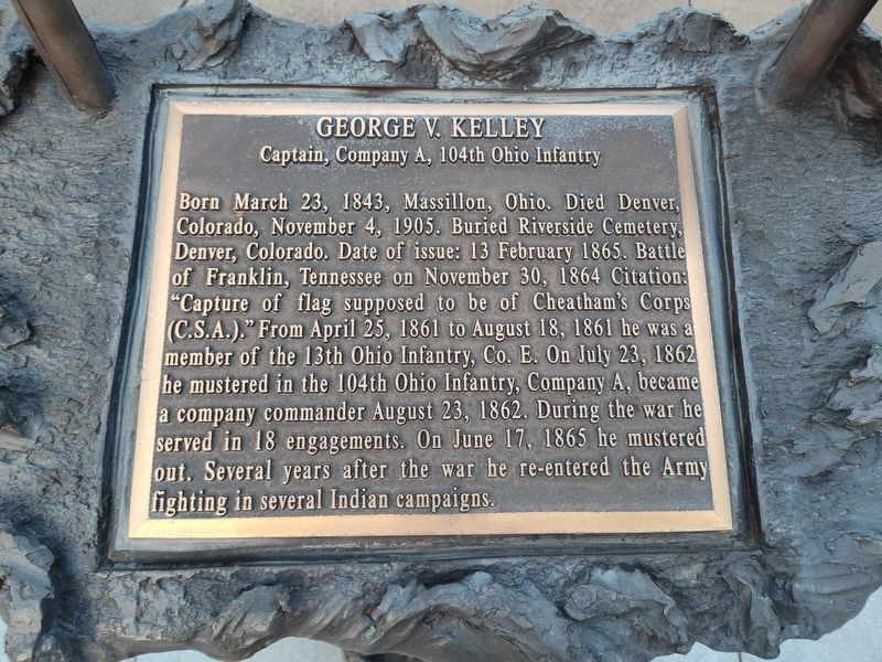 George V. Kelley Marker image. Click for full size.