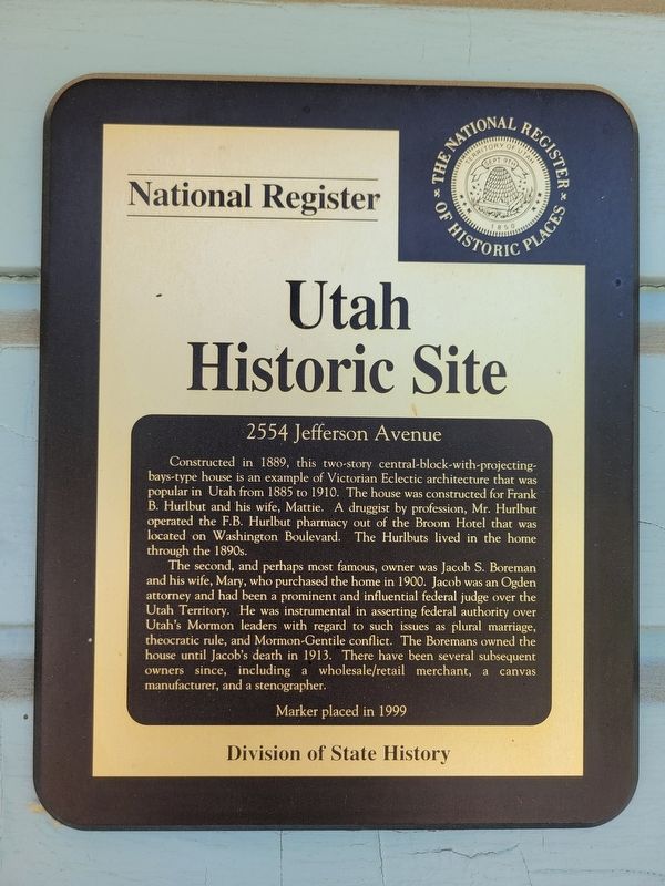 2554 Jefferson Avenue Marker. Click for full size. 2554 Jefferson Avenue Marker image. Click for full size.