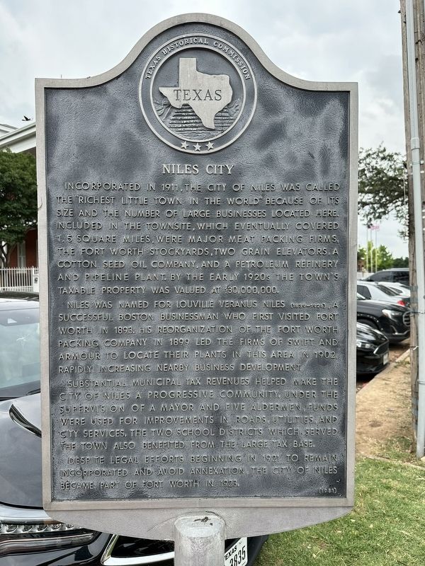 Niles City Marker image. Click for full size.