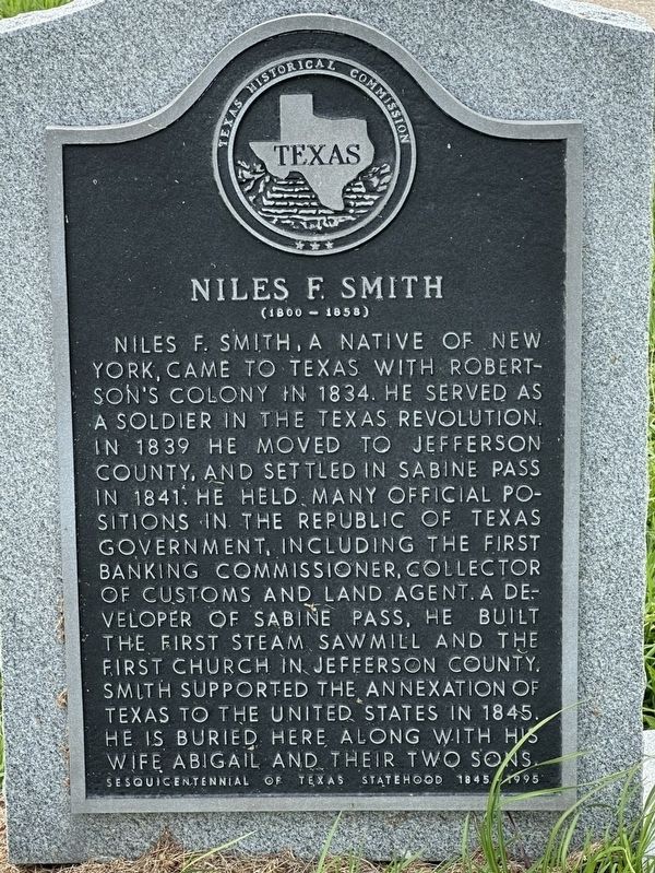 Niles F. Smith Marker. Click for full size. Niles F. Smith Marker image. Click for full size.