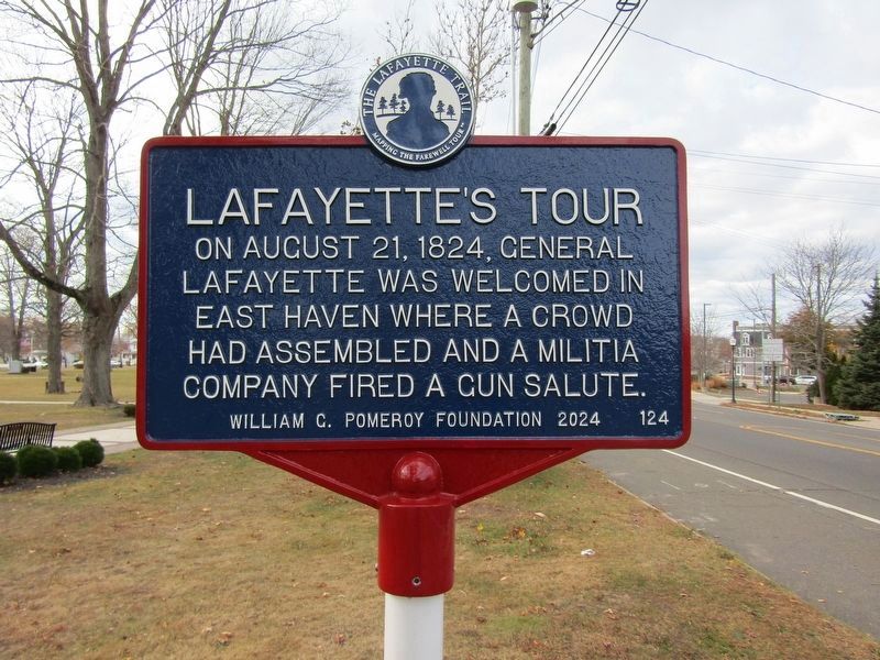 Lafayette's Tour Marker image. Click for full size.