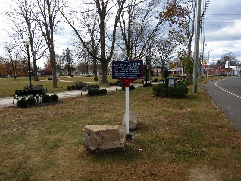 Lafayette's Tour Marker image. Click for full size.