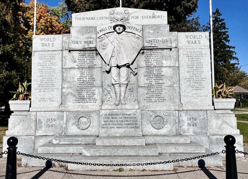 Preston Cenotaph. Click for full size. Preston Cenotaph image. Click for full size.