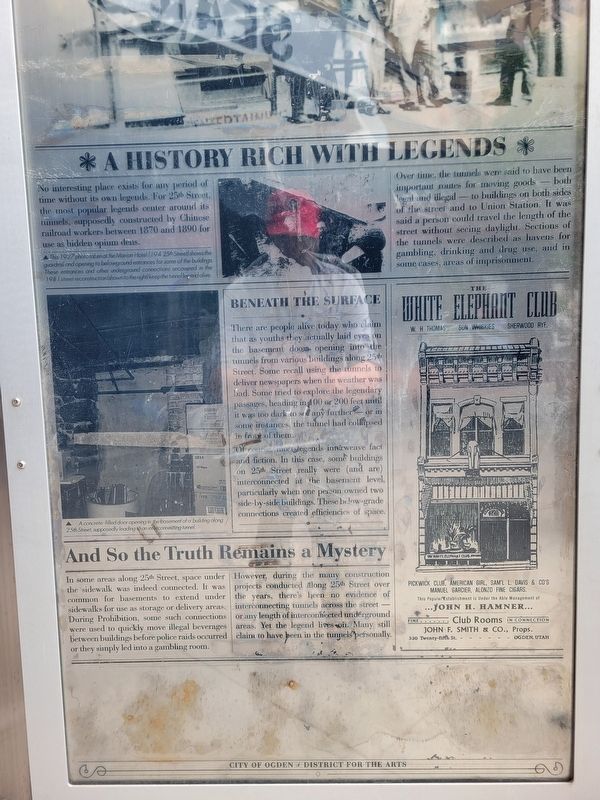 A History Rich with Legends Marker image. Click for full size.