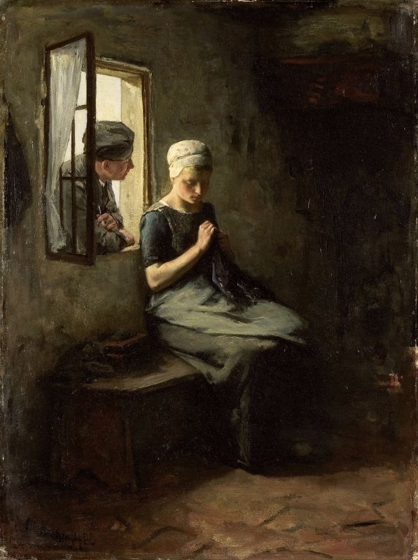 <i> Vissersvrijage</i> (The Fishermans Fancy). Click for full size. <i> Vissersvrijage</i> (The Fishermans Fancy) image. Click for full size.