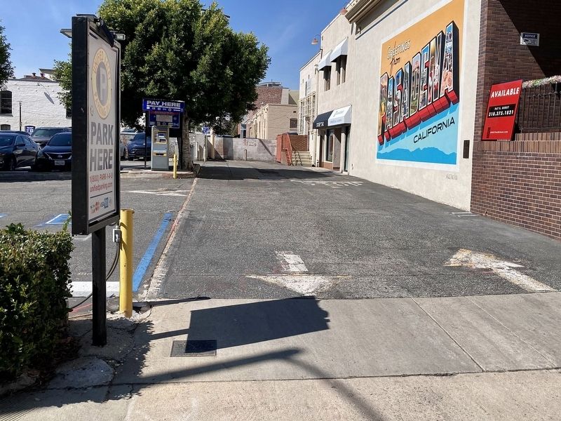 Morgan Alley and Marker. Click for full size. Morgan Alley and Marker image. Click for full size.