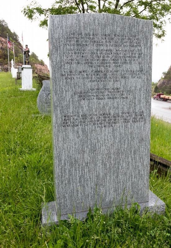Adjacent Granite Marker, back image. Click for full size.