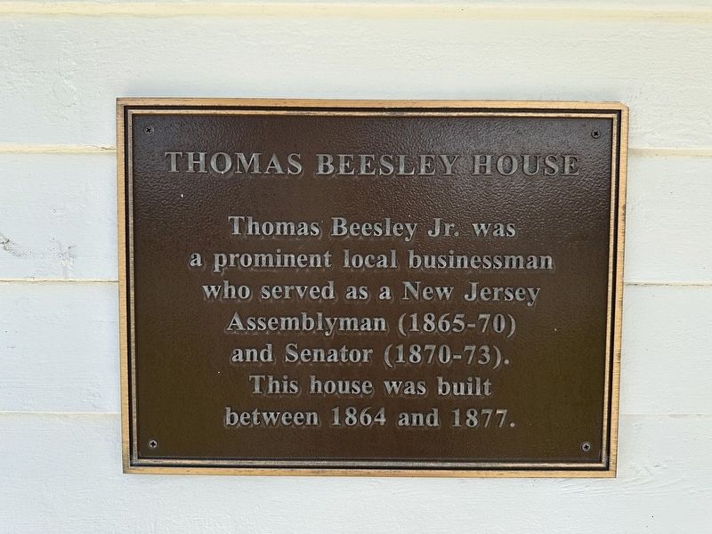 Thomas Beesley House Marker image. Click for full size.