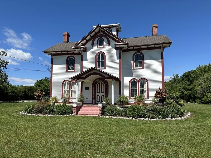 Thomas Beesley House Marker - view of house image. Click for full size.