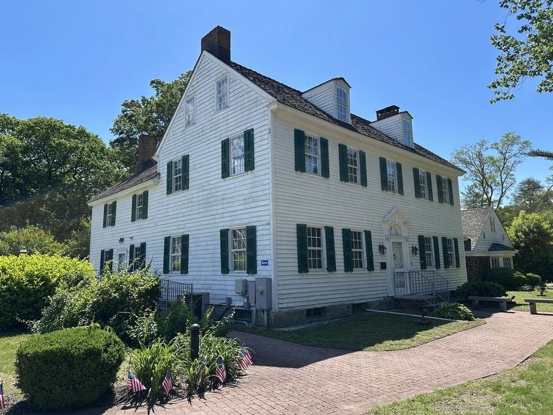 John Holmes House Marker - side of house. Click for full size. John Holmes House Marker - side of house image. Click for full size.