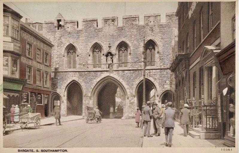 Bargate (south side). Click for full size. Bargate (south side) image. Click for full size.