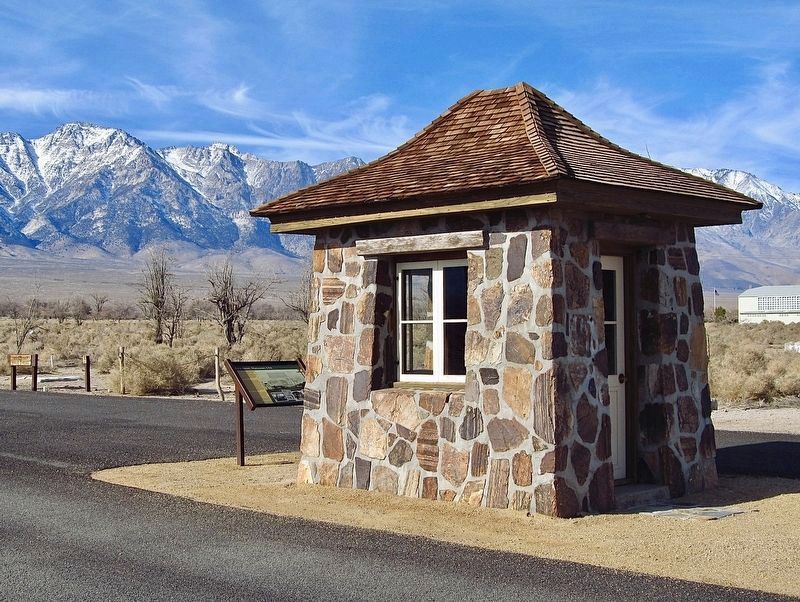 First Street, Manzanar, USA marker image. Click for full size.