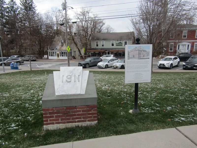 Site of Middlebury High School Panel image. Click for full size.