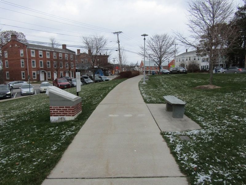 Site of Middlebury High School Markers image. Click for full size.