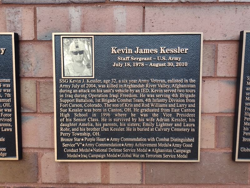 Kevin James Kessler Marker. Click for full size. Kevin James Kessler Marker image. Click for full size.