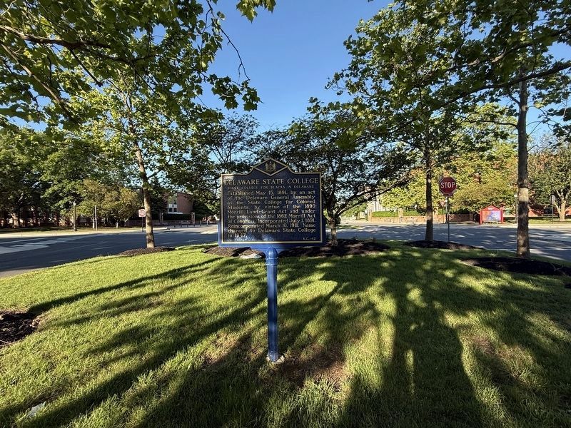 Delaware State College Marker image. Click for full size.