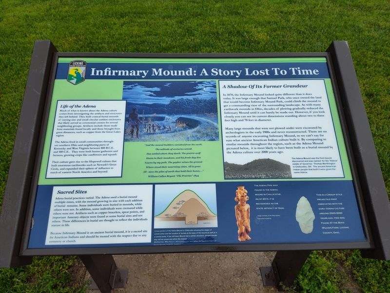 Infirmary Mound - A Stry Lost In Time Marker. Click for full size. Infirmary Mound - A Stry Lost In Time Marker image. Click for full size.