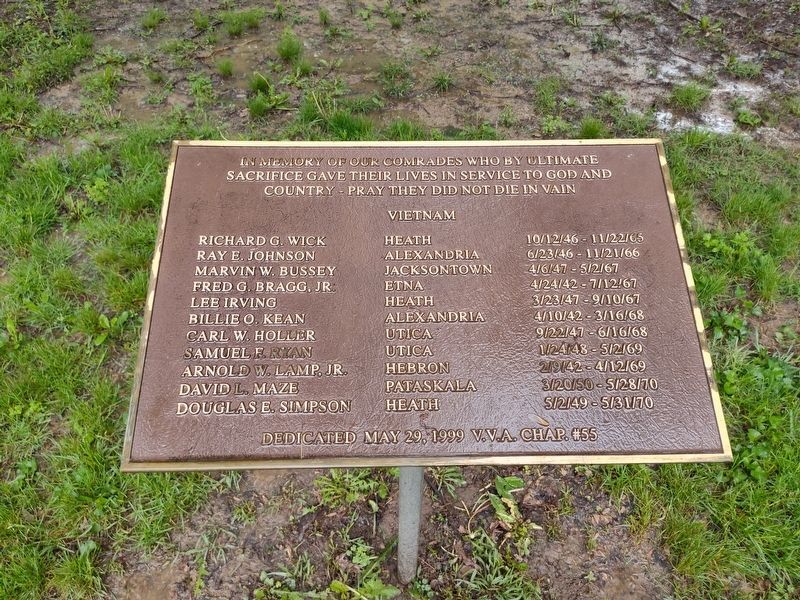 Vietnam Memorial Marker image. Click for full size.