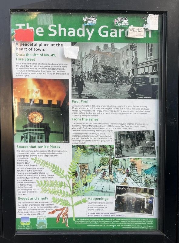 The Shady Garden Marker. Click for full size. The Shady Garden Marker image. Click for full size.