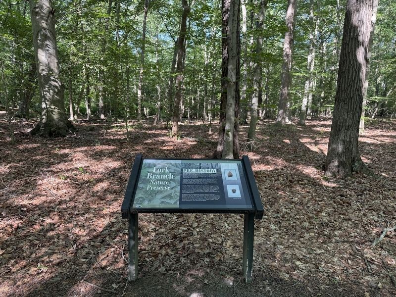 Fork Branch Nature Preserve Marker image. Click for full size.