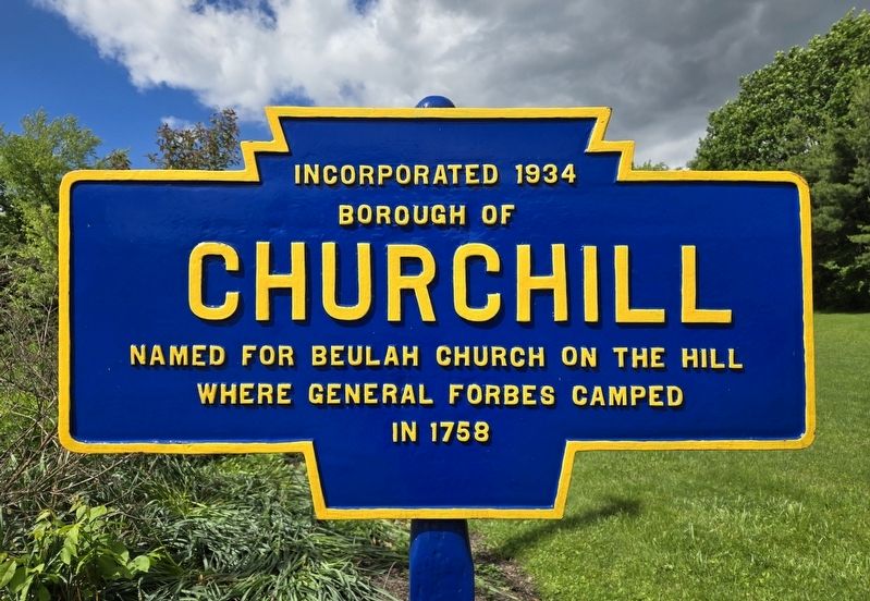 Churchill Marker image. Click for full size.