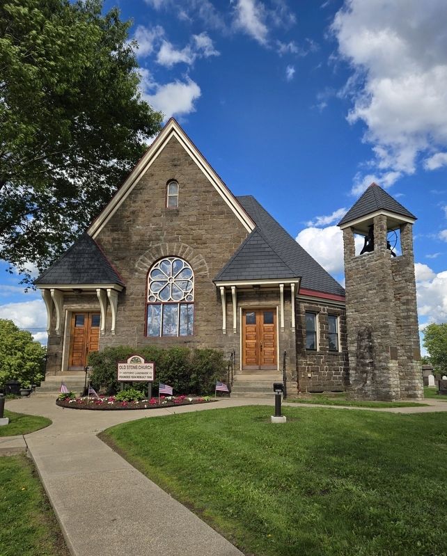 Old Cross Roads Presbyterian Church and Marker image. Click for full size.