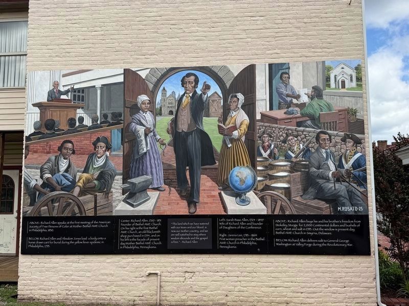 Richard Allen Mural image. Click for full size.