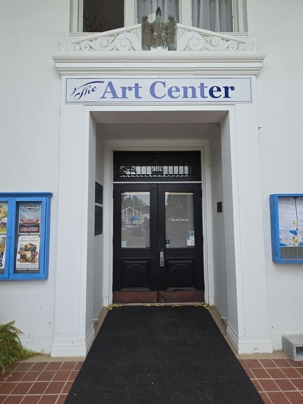 Blue Ridge Mountains Art Center main entrance. Marker is to the right. Click for full size. Blue Ridge Mountains Art Center main entrance. Marker is to the right image. Click for full size.