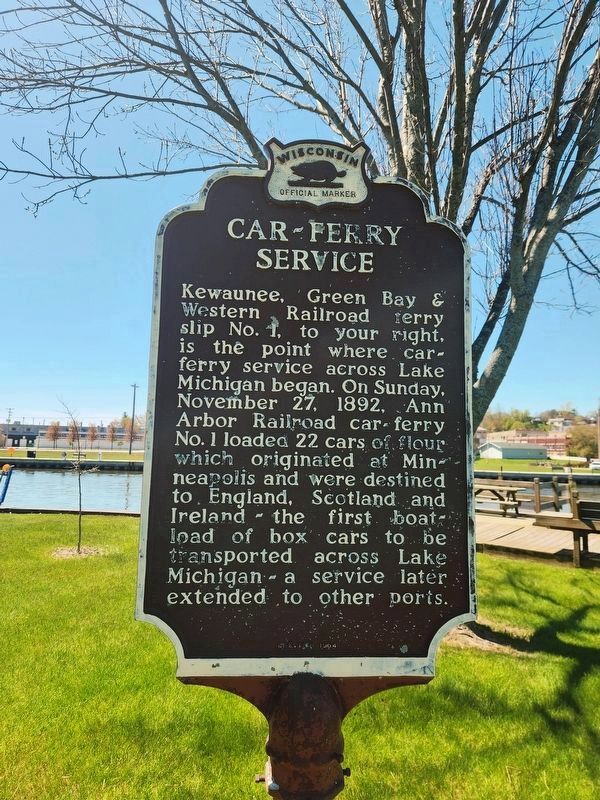 Car � Ferry Service Marker image. Click for full size.