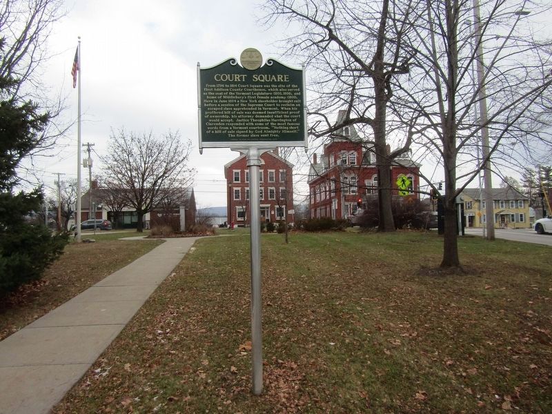 Court Square Marker. Click for full size. Court Square Marker image. Click for full size.