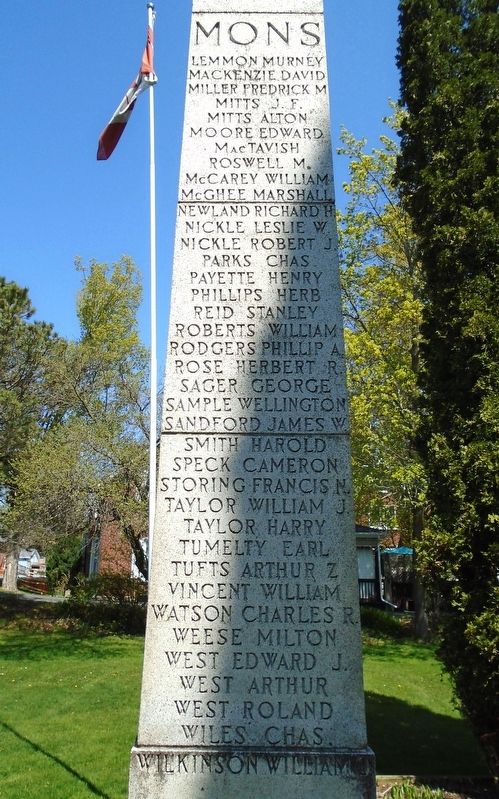 War Memorial Cenotaph WWI Honoured Dead. Click for full size. War Memorial Cenotaph WWI Honoured Dead image. Click for full size.