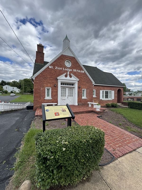 Staunton History of African American Freemasonry Marker. Click for full size. Staunton History of African American Freemasonry Marker image. Click for full size.