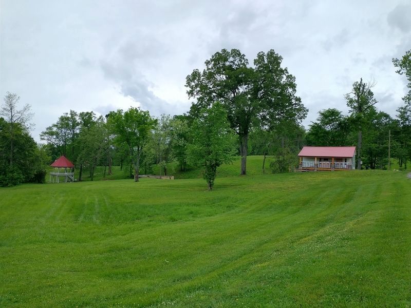 Spring House (left) and Rowdy Row Cottage (right). image. Click for full size.