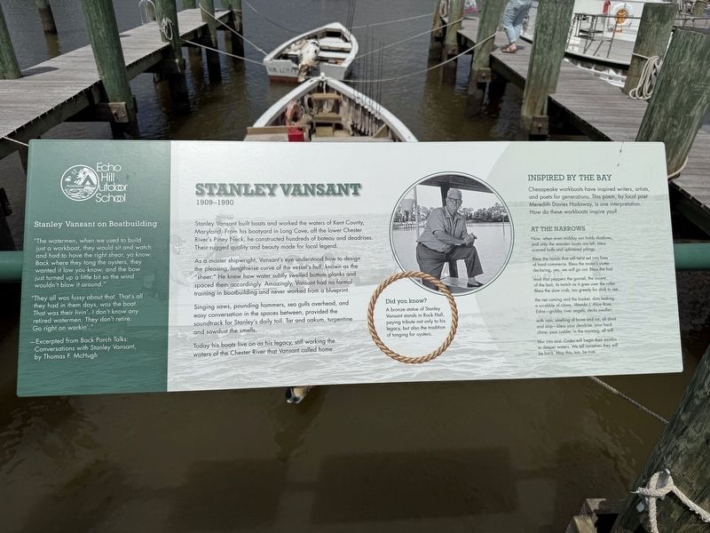 Stanley Vansant Marker image. Click for full size.