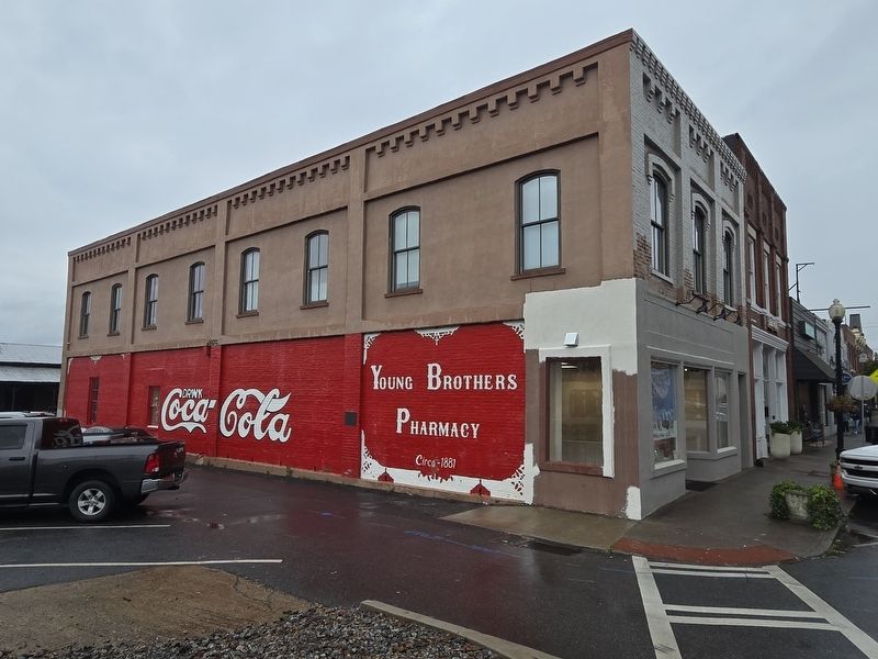 First Painted Coca-Cola Wall Marker. Click for full size. First Painted Coca-Cola Wall Marker image. Click for full size.
