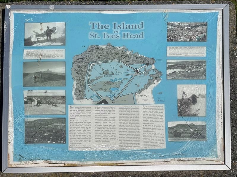 The Island or St. Ives Head Marker. Click for full size. The Island or St. Ives Head Marker image. Click for full size.