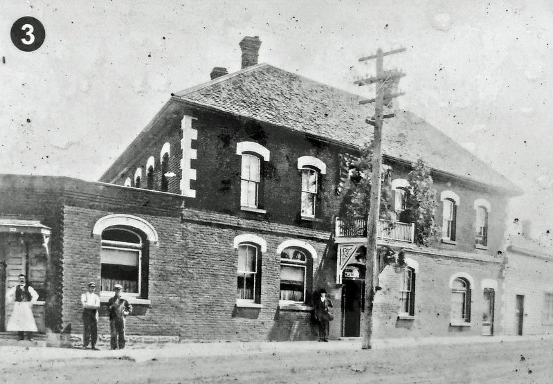 Marker detail: Allandale Clifton Hotel, Barber Shoppe and Pool Hall. Click for full size. Marker detail: Allandale Clifton Hotel, Barber Shoppe and Pool Hall image. Click for full size.