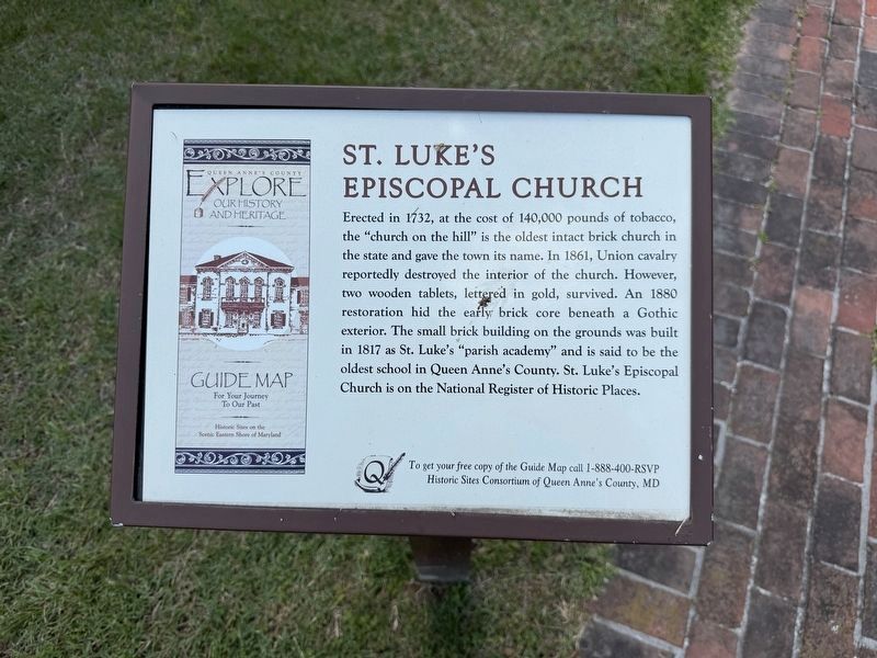 St. Luke's Episcopal Church Marker. Click for full size. St. Luke's Episcopal Church Marker image. Click for full size.