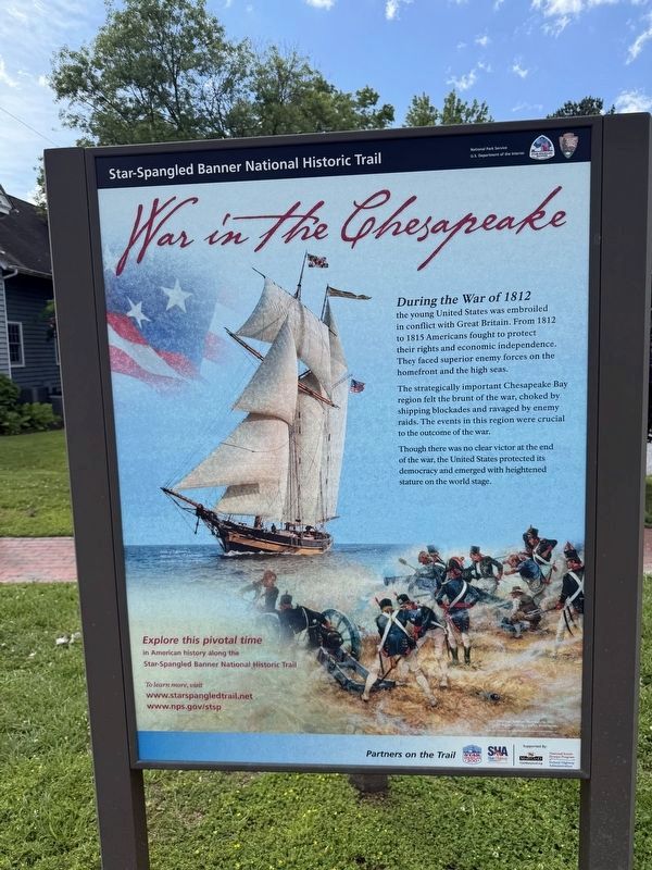 War in the Chesapeake Marker. Click for full size. War in the Chesapeake Marker image. Click for full size.