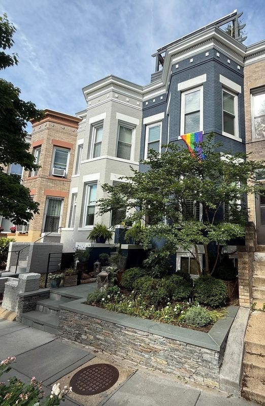 The Prohibition House at 3627 10th Street Northwest (in blue) image. Click for full size.