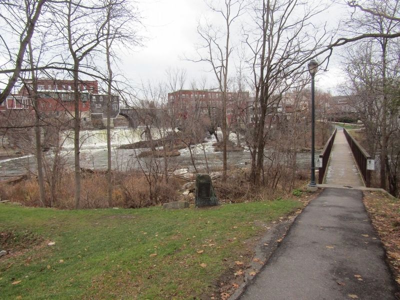 Marble Works Memorial Bridge and Marker. Click for full size. Marble Works Memorial Bridge and Marker image. Click for full size.
