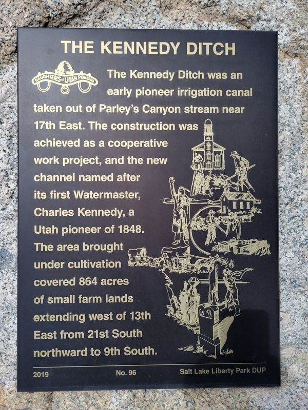 Kennedy Ditch Marker image. Click for full size.