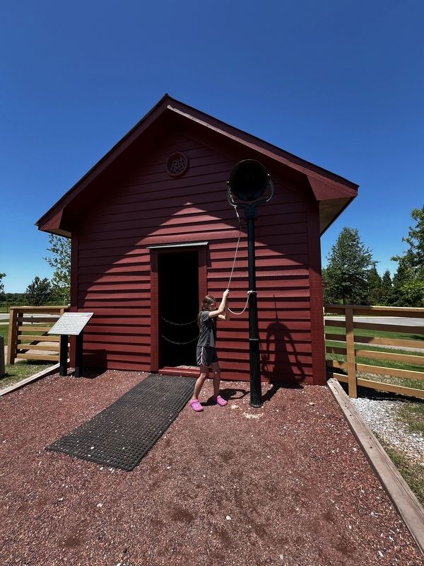 The Schoolhouse Marker image. Click for full size.