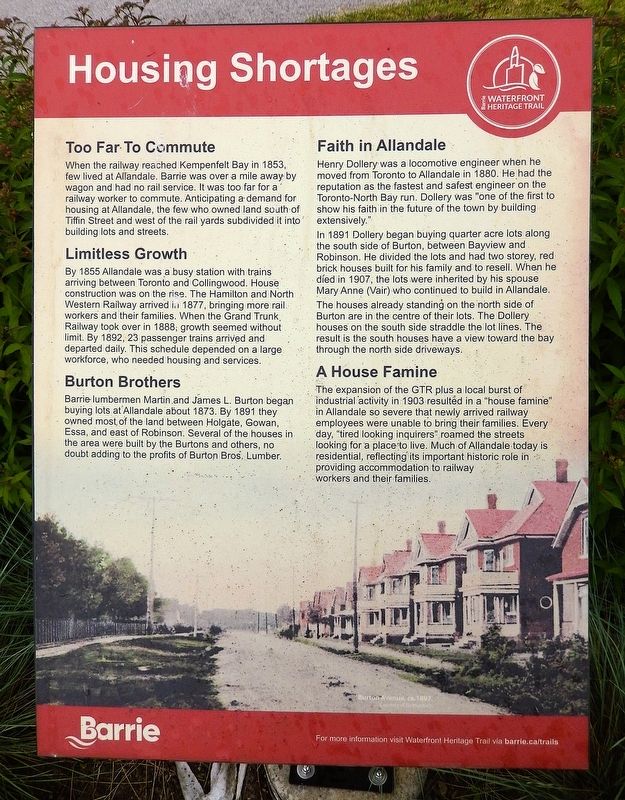 Housing Shortages Marker. Click for full size. Housing Shortages Marker image. Click for full size.