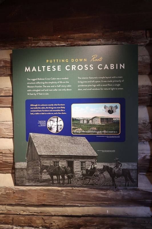 Roosevelt's Cabin Marker image. Click for full size.