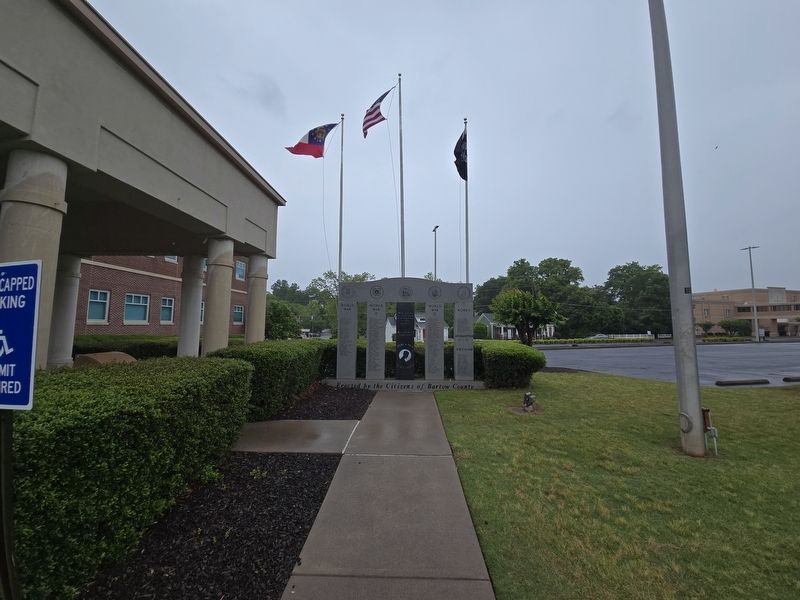 Full view of Bartow County Veterans Memorial. Click for full size. Full view of Bartow County Veterans Memorial image. Click for full size.